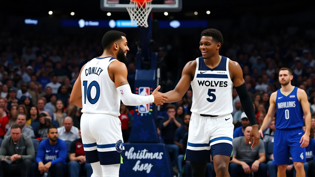 Timberwolves edge Mavericks 105-99 on Christmas Day behind Edwards' 26 points